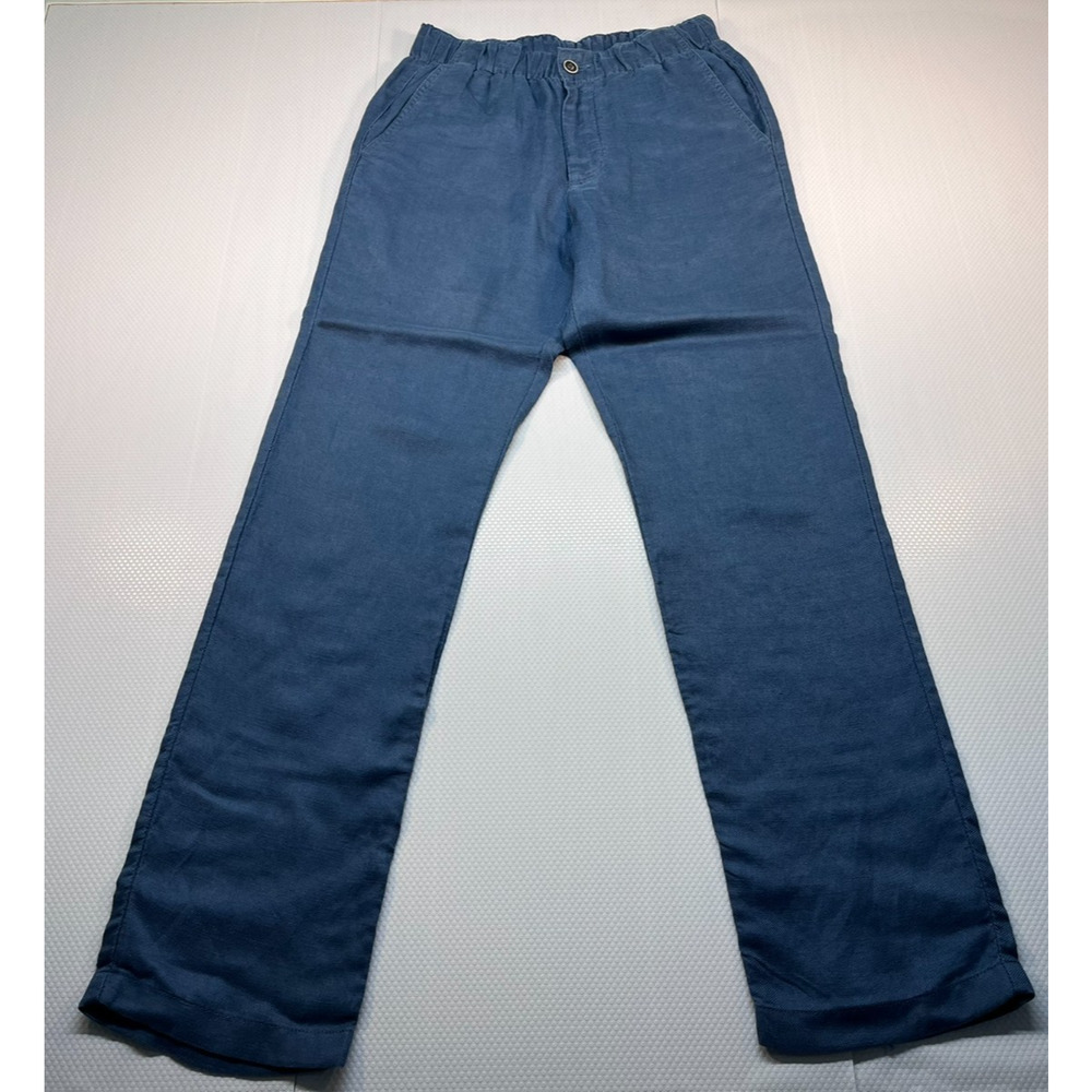 Tommy Bahama Men's Linen Pants Color Blue Size S (0360)